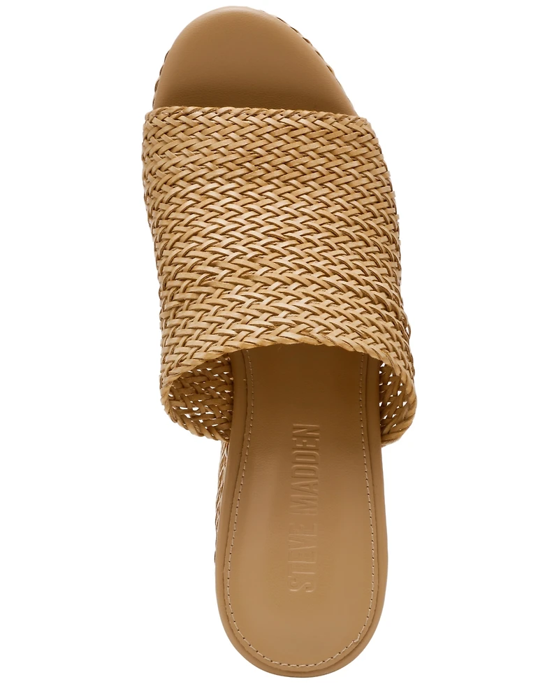 Steve Madden Women's Cassi Platform Wedge Slides