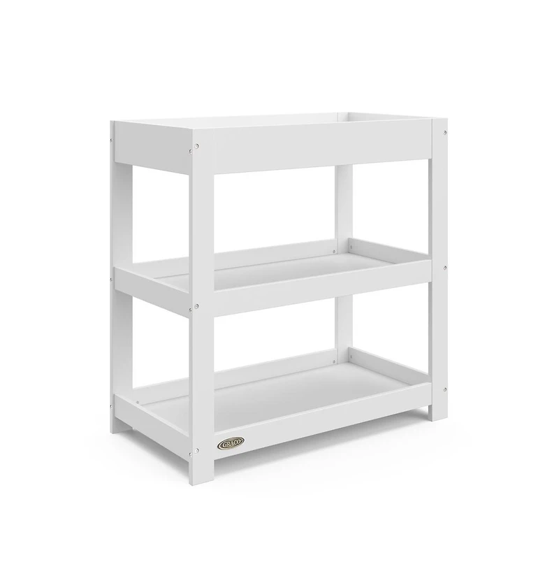 Graco Customizable Changing Table with Water-Resistant Changing Pad - (White)