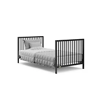 Graco Teddi 4-in-1 Convertible Mini Crib - Black