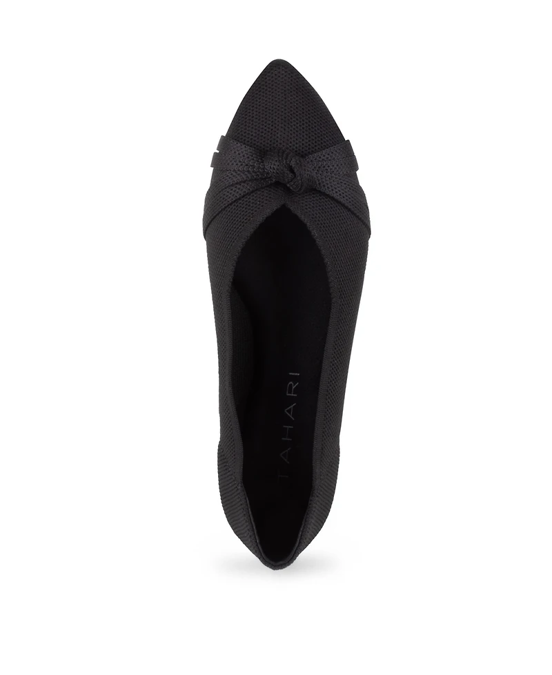 Tahari Women's Catalina Knit Slip-On Flats