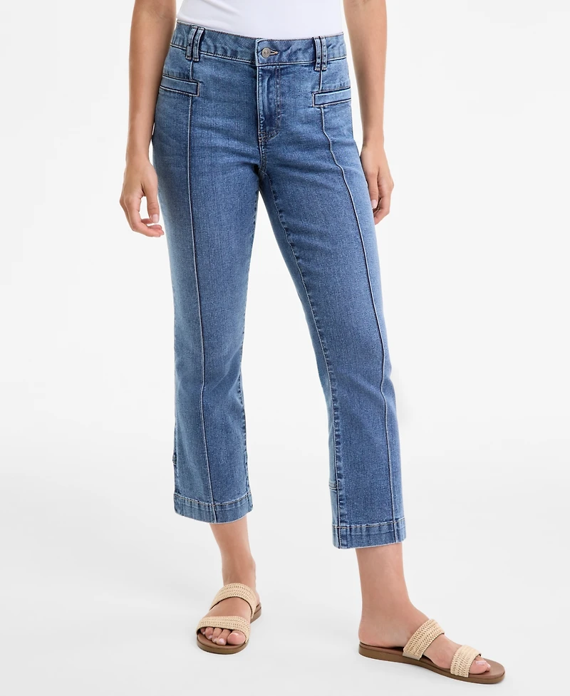 Nautica Jeans Women's Front-Seam Cropped