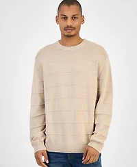 Sun + Stone Men's Ribbed Crewneck Sweater, Macy's Exclusive