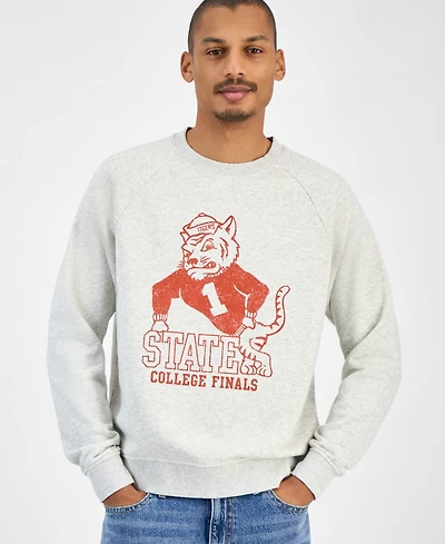 Sun + Stone Men's College Graphic Sweatshirt, Macy's Exclusive