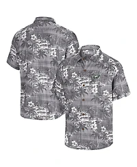 Tommy Bahama Men's Black Philadelphia Eagles Coconut Point Isla Palmetta Camp Button-Up Shirt
