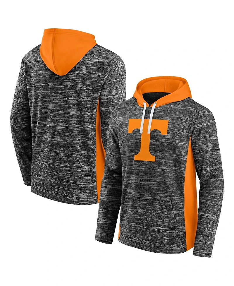 Fanatics Men's Heather Charcoal Tennessee Volunteers Chiller Instant Replay Fleece Pullover Hoodie