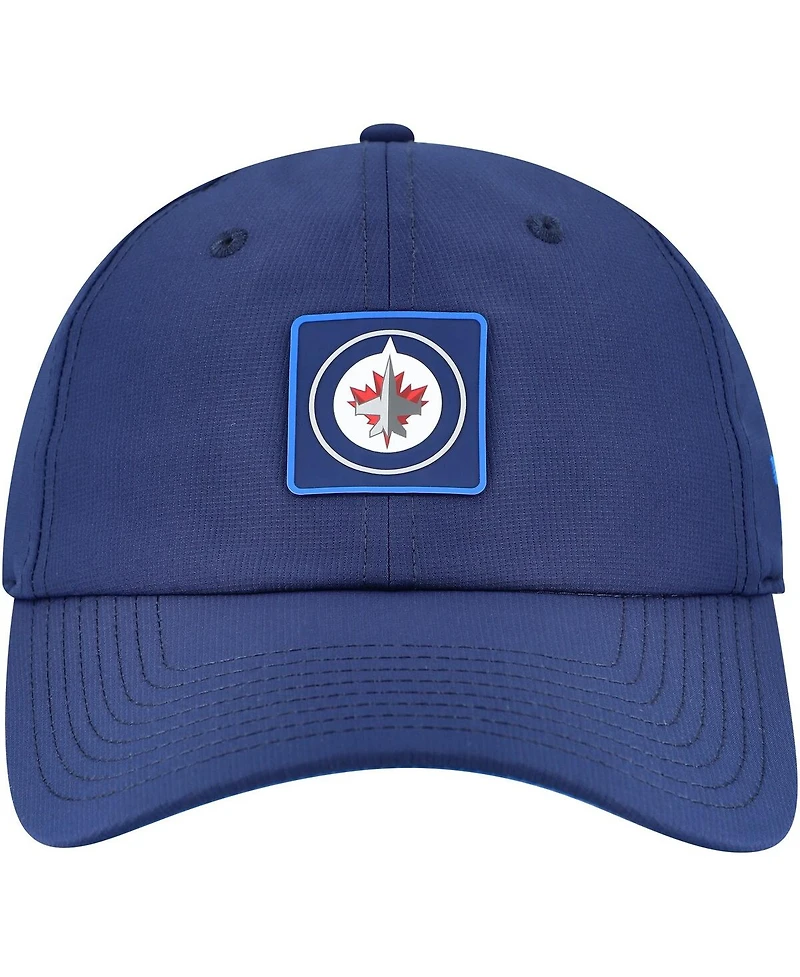 Fanatics Men's Navy Winnipeg Jets Authentic Pro Rink Adjustable Hat