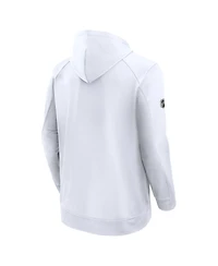 Fanatics Men's White Boston Bruins Authentic Pro Hockey Fights Cancer Pullover Hoodie