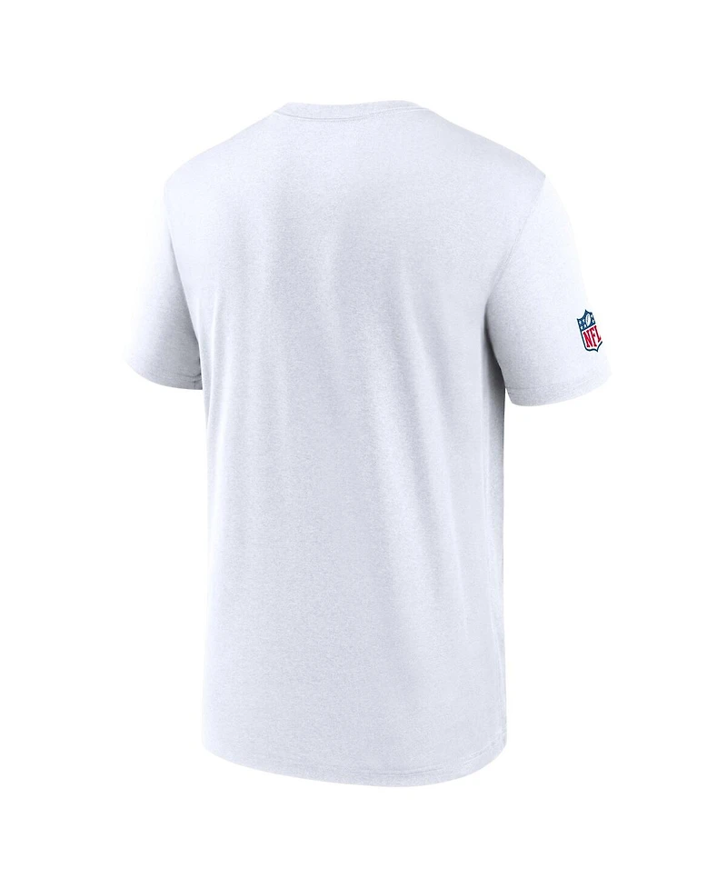 Nike Men's White Kansas City Chiefs Sideline Legend Performance T-Shirt