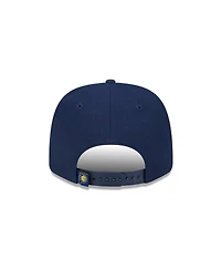 New Era Men's Navy Indiana Pacers Core Logo 9SEVENTY Stretch-Snap Hat