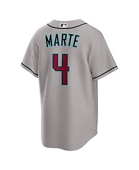 Nike Men's Ketel Marte Gray Arizona Diamondbacks Road Replica Jersey