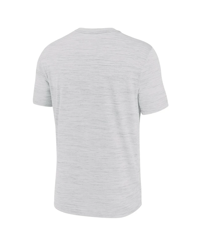 Jordan Men's Ash Oklahoma Sooners 2025 Sideline Velocity Performance T-Shirt