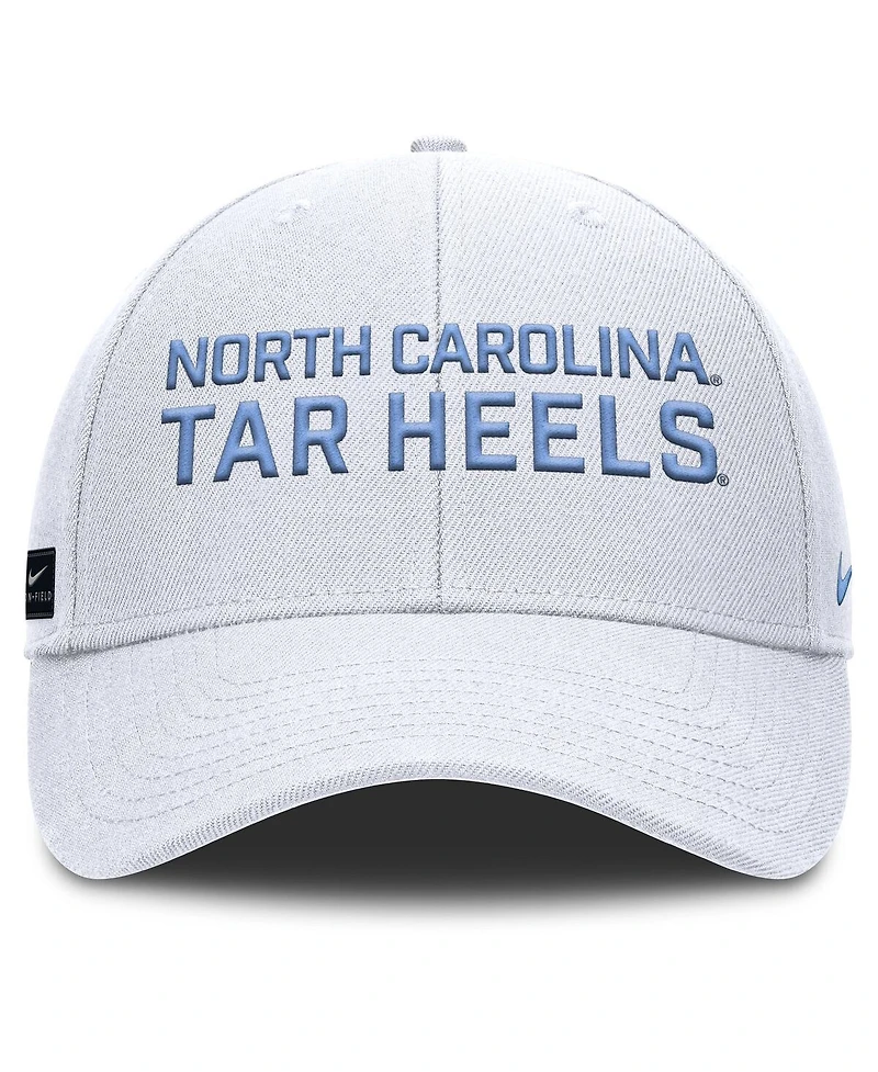 Nike Men's White North Carolina Tar Heels Rise Practice Adjustable Hat