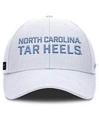 Nike Men's White North Carolina Tar Heels Rise Practice Adjustable Hat