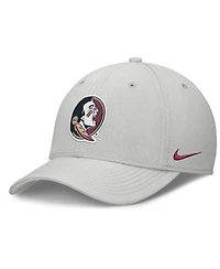 Nike Men's Gray Florida State Seminoles Rise Practice Performance Adjustable Hat