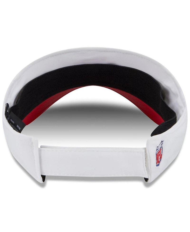 New Era Men's White/Red Kansas City Chiefs 2025 Nfl Training Camp Adjustable Visor Hat