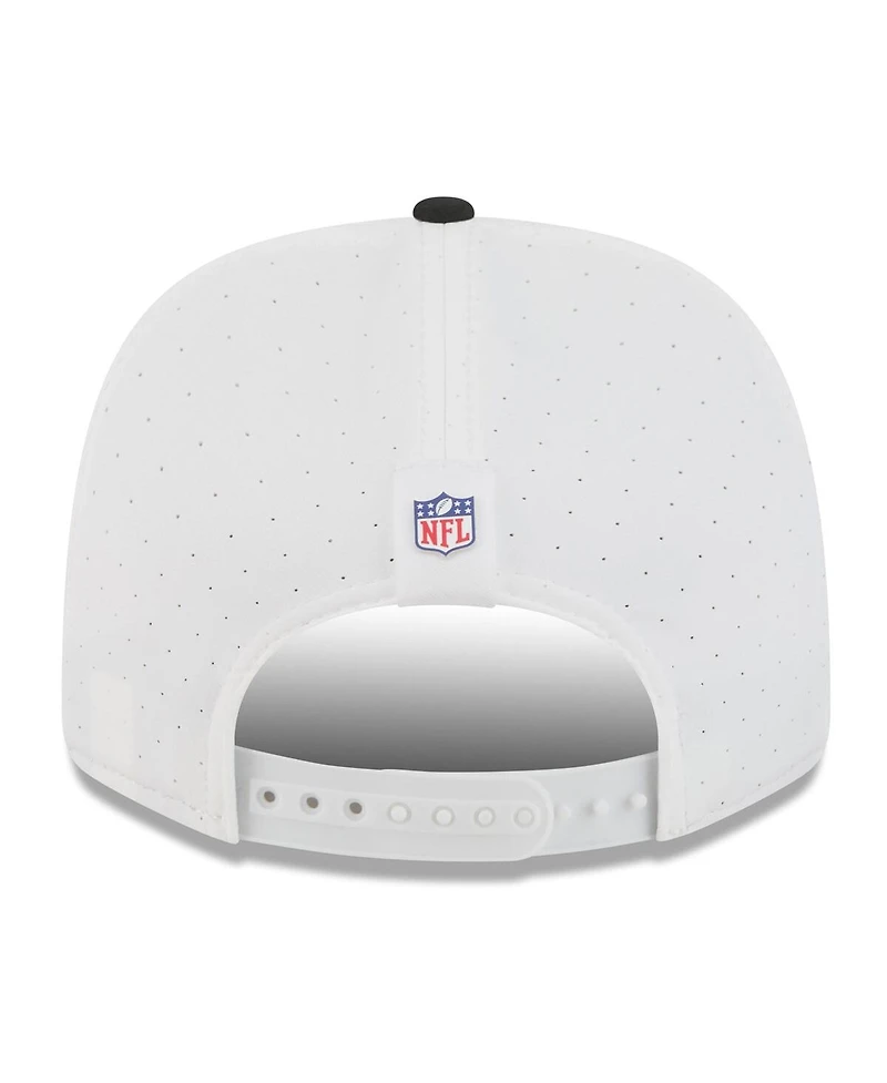 New Era Men's White/Black Atlanta Falcons 2025 Nfl Training Camp 9SEVENTY Adjustable Hat