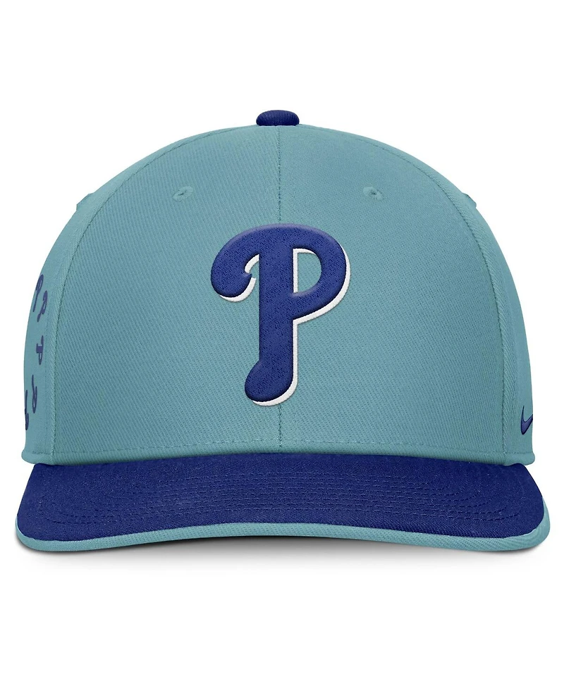 Nike Men's Turquoise Philadelphia Phillies Father's Day Pro Performance Snapback Hat