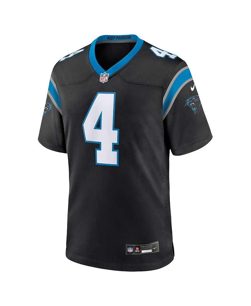 Nike Men's Tetairoa McMillan Black Carolina Panthers 2025 Nfl Draft First Round Pick Game Jersey