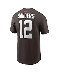 Nike Men's Shedeur Sanders Cleveland Browns 2025 Nfl Draft Name Number T-Shirt