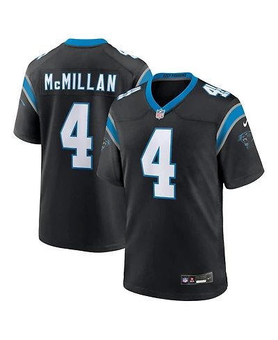Nike Big Boys and Girls Tetairoa McMillan Black Carolina Panthers Game Jersey