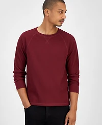 Sun + Stone Men's Waffle-Knit Thermal Shirt, Macy's Exclusive