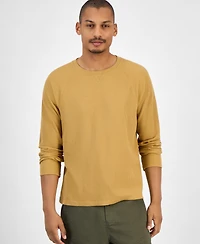 Sun + Stone Men's Waffle-Knit Thermal Shirt, Macy's Exclusive