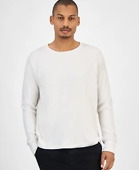 Sun + Stone Men's Waffle-Knit Thermal Shirt, Macy's Exclusive