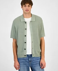 Sun + Stone Men's Short-Sleeve Cardigan, Macy's Exclusive