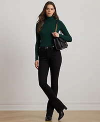 Lauren Ralph Ribbed Turtleneck Sweater