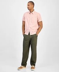 Sun + Stone Men's Printed Short-Sleeve Shirt, Macy's Exclusive