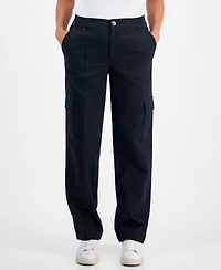 Style & Co Petite Knit-Waist Cargo-Pocket Utility Pants, Macy's Exclusive