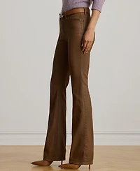 Lauren Ralph Women's Coated High-Rise Boot Jeans