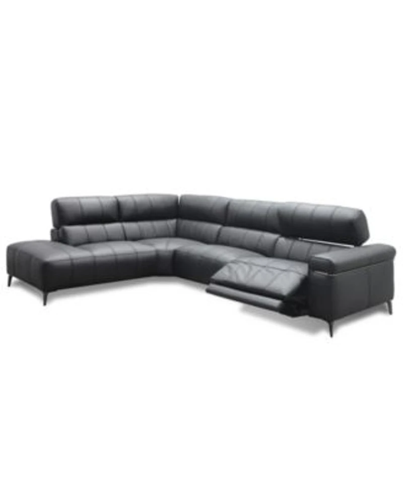 Wyndill Leather Sectional Collection Exclusively At Macys