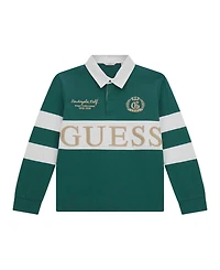 Guess Big Boys Long Sleeve Rugby Polo Shirt