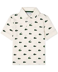 Lacoste Big Boys Mini Icon Cotton Pique Polo Shirt