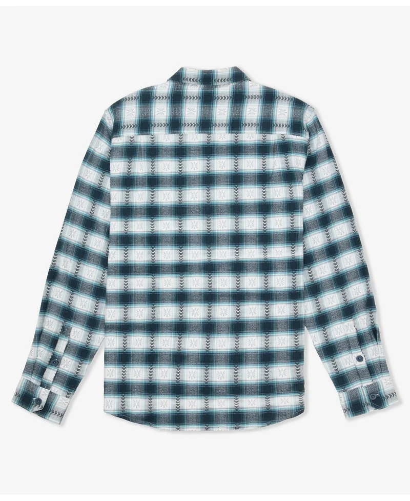 Hurley Men's Portland Stretch Flannel Long Sleeve Shirt