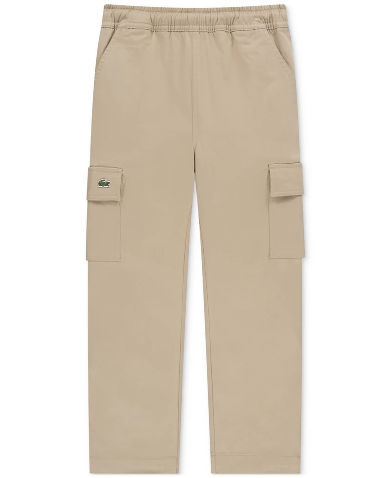 Lacoste Big Boys Stretch Twill Cargo Pants