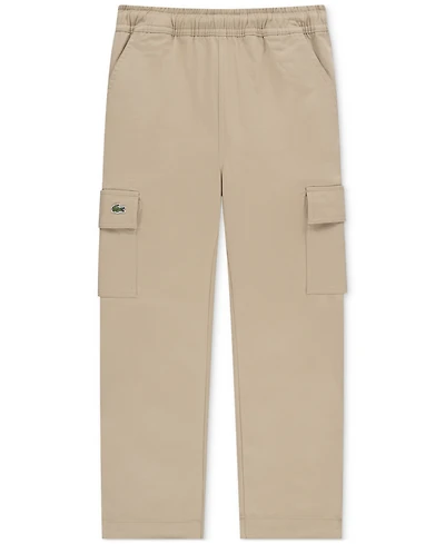 Lacoste Big Boys Stretch Twill Cargo Pants