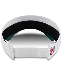 New Era Men's White/Midnight Green Philadelphia Eagles 2025 Nfl Training Camp Adjustable Visor Hat