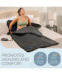 LifePro RejuvaWrap Infrared Sauna Blanket with Adjustable Heat Settings for Detox, Relaxation & Muscle Recovery