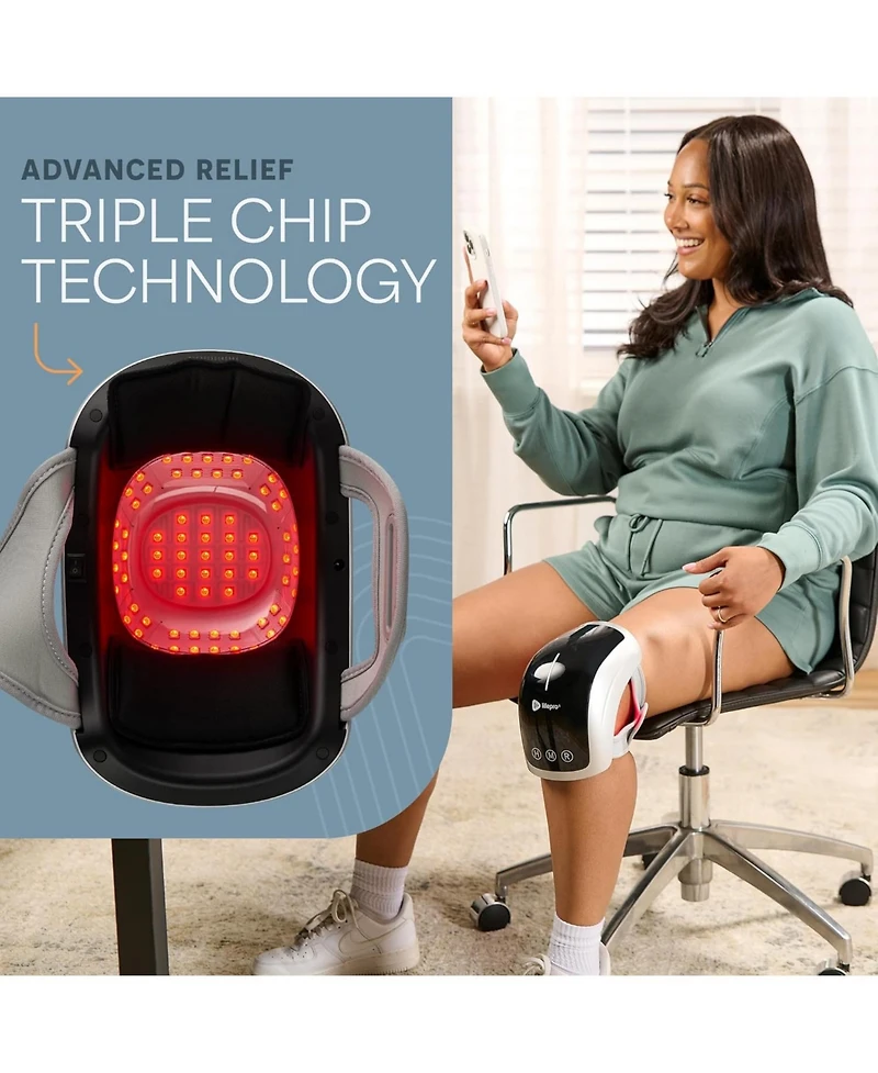 LifePro Red Light Therapy Knee Brace – Portable Infrared Device for Pain Relief, Stiffness & Recovery