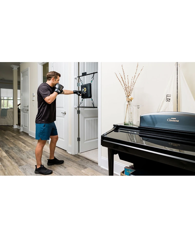 Quiet Punch - Smart Doorway Punching Bag - With Punch Tracker