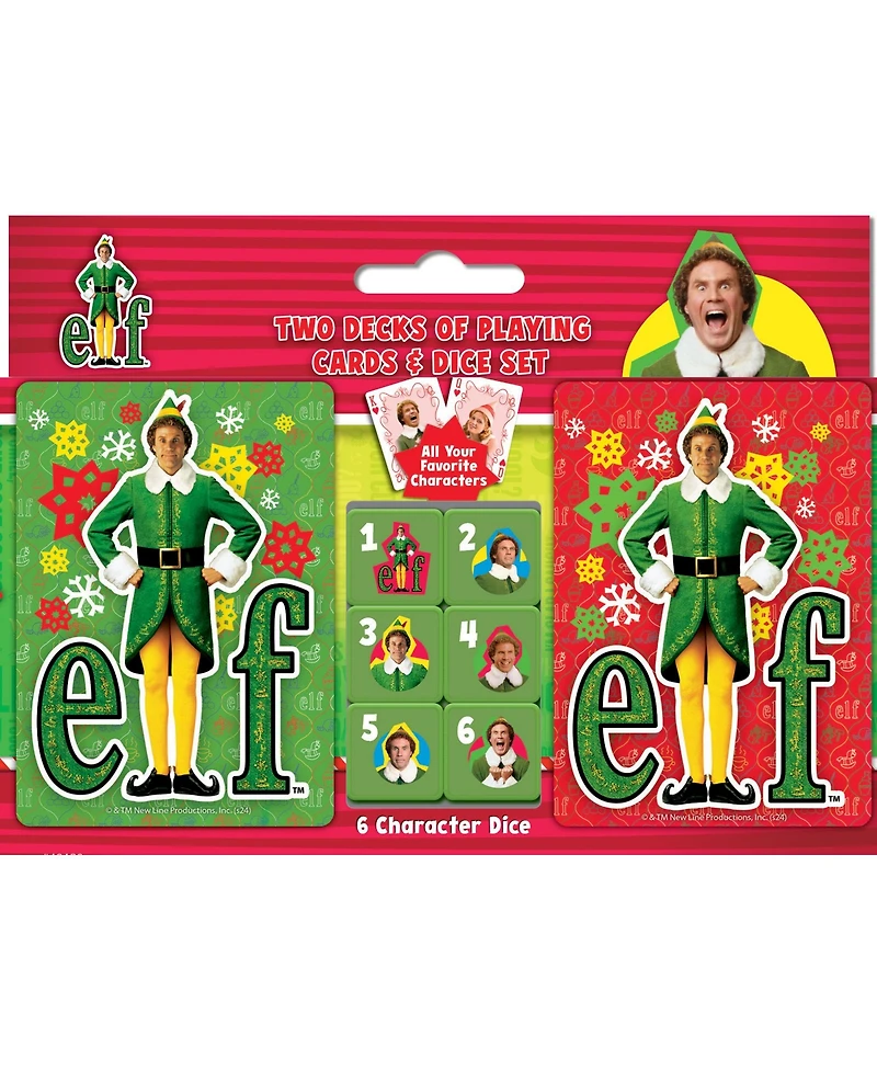 Elf 2-pack Playing Cards & Dice Set