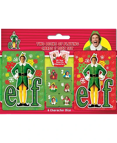 Elf 2-pack Playing Cards & Dice Set