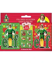Elf 2-pack Playing Cards & Dice Set