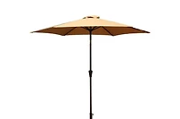 Flynama 8.8 feet Outdoor Aluminum Patio Umbrella, Market Umbrella with 42 pounds Round Resin Umbrella Base