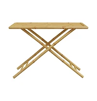vidaXL Folding Patio Table 43.3"x21.7"x29.5" Bamboo