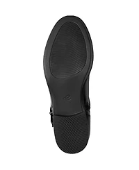Easy Spirit Women's Lannie Buckle Strap Block Heel Booties