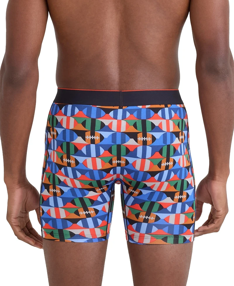 Saxx Men's Multi-Sport Printed Mesh Boxer Briefs