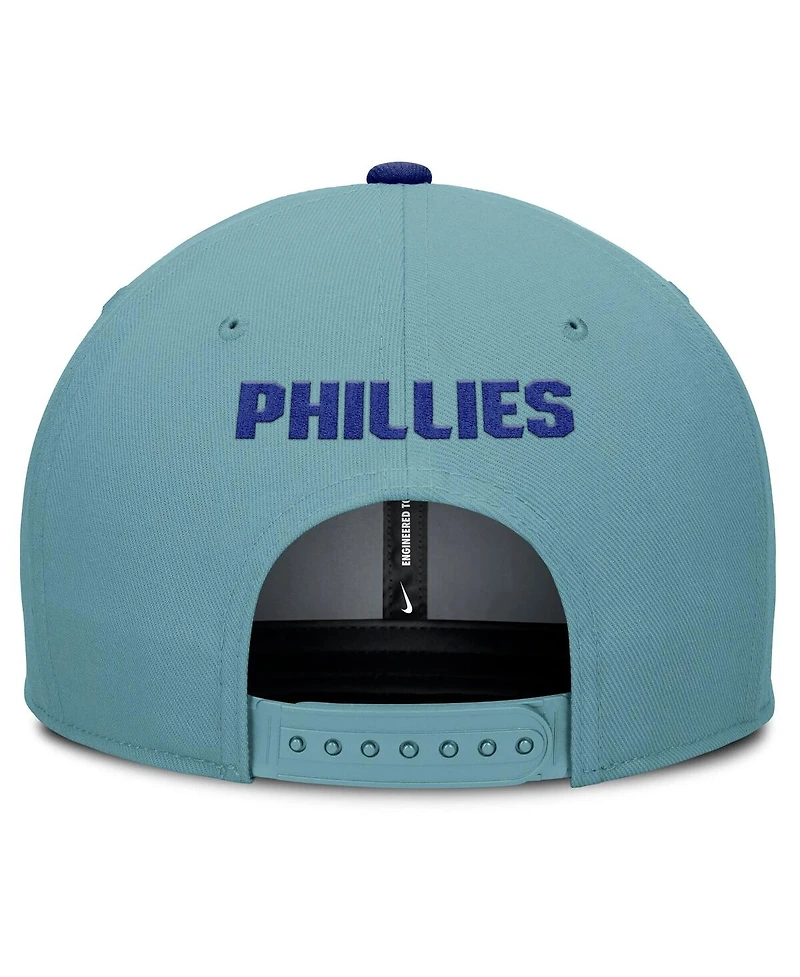 Nike Men's Turquoise Philadelphia Phillies Father's Day Pro Performance Snapback Hat